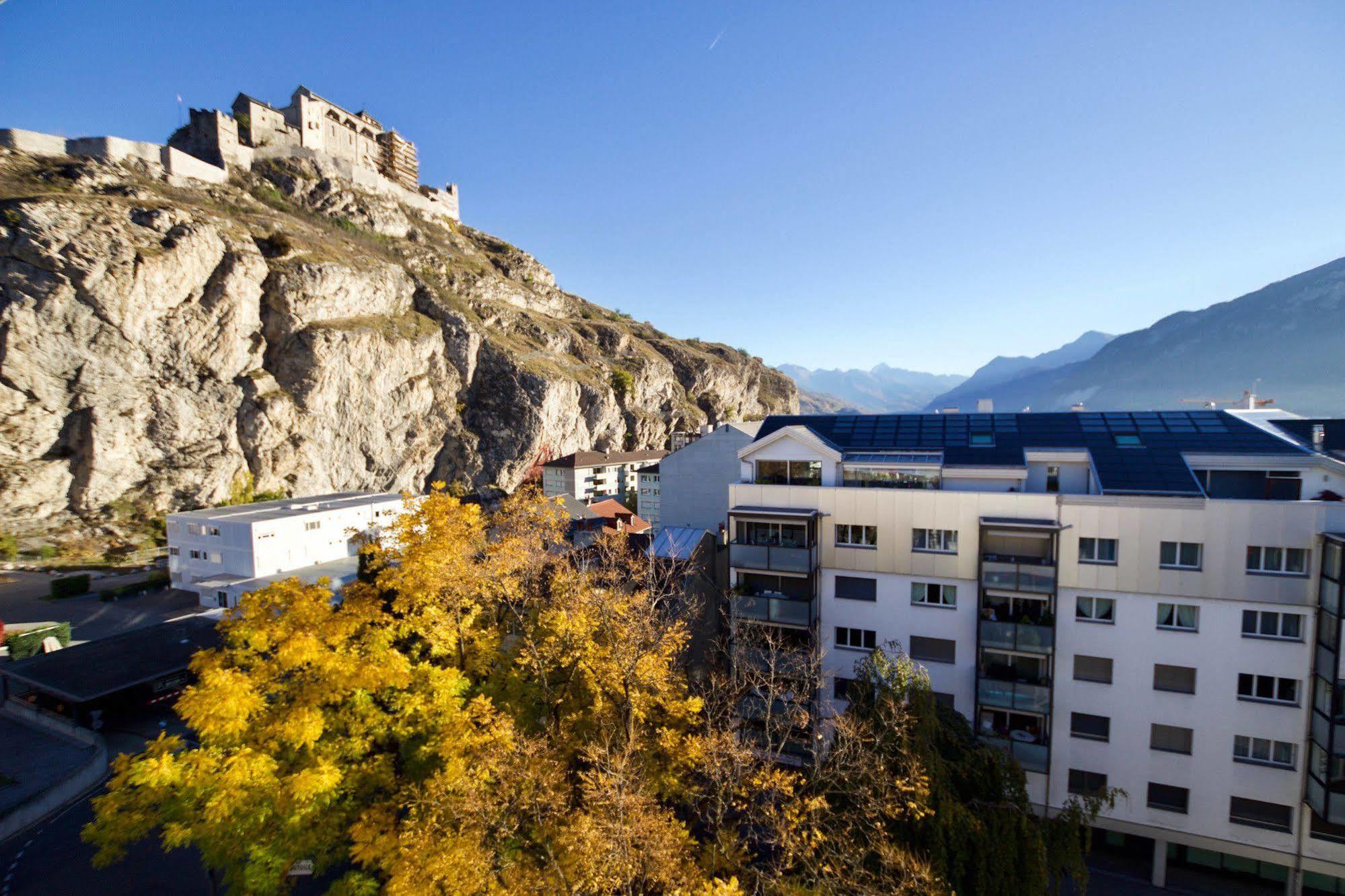 Hôtel du Rhône Sion Ngoại thất bức ảnh